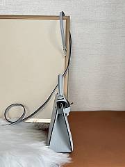 Hermes Mini Kelly Light Blue Silver Epsom 20cm - 3