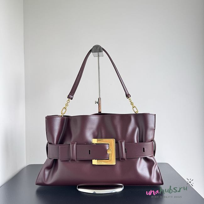Balmain Anthem bag Red Wine 43cm - 1