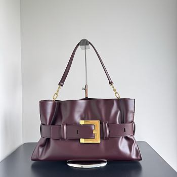 Balmain Anthem bag Red Wine 43cm