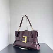 Balmain Anthem bag Red Wine 43cm - 5