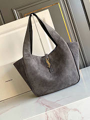 Ysl le 5 a 7 Bea in suede Grey tote 50x28x 18cm - 1