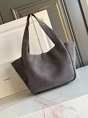 Ysl le 5 a 7 Bea in suede Grey tote 50x28x 18cm - 2