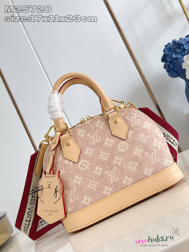 Louis Vuitton Alma Bag BB Meowgram 23.5x17.5x11.5cm - 1