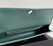 Bottega Veneta Andiamo Clutch Intrecciato suede green - 31*13*3cm - 4