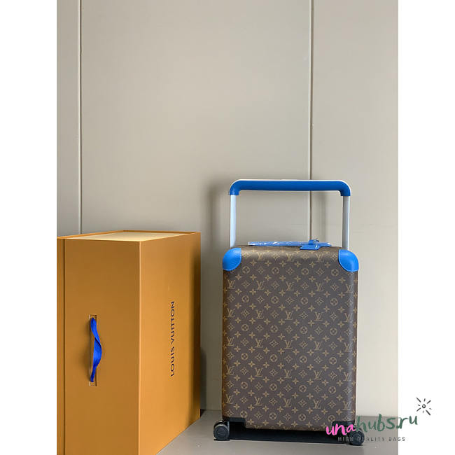 Louis Vuitton Horizon 55 Rolling Suitcase Blue 55x38x21cm - 1