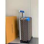 Louis Vuitton Horizon 55 Rolling Suitcase Blue 55x38x21cm - 4