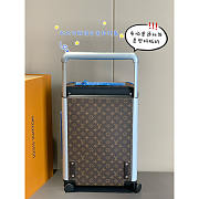 Louis Vuitton Horizon 55 Rolling Suitcase Blue 55x38x21cm - 3