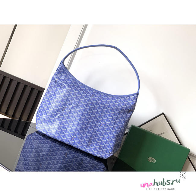 Goyard Bohème Hobo Bag Canvas Blue 42x27x15cm - 1
