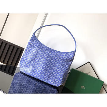 Goyard Bohème Hobo Bag Canvas Blue 42x27x15cm