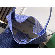 Goyard Bohème Hobo Bag Canvas Blue 42x27x15cm - 5