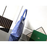 Goyard Bohème Hobo Bag Canvas Blue 42x27x15cm - 4