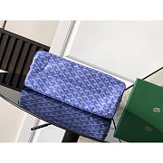 Goyard Bohème Hobo Bag Canvas Blue 42x27x15cm - 2