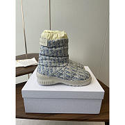 Dior DiorAlps Frost Ankle Boot Deep Beige and Blue - 1