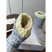 Dior DiorAlps Frost Ankle Boot Deep Beige and Blue - 3