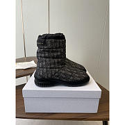 Dior DiorAlps Dior Frost Ankle Boot Deep Gray and Black - 1