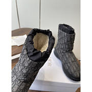 Dior DiorAlps Dior Frost Ankle Boot Deep Gray and Black - 4