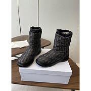 Dior DiorAlps Dior Frost Ankle Boot Deep Gray and Black - 2