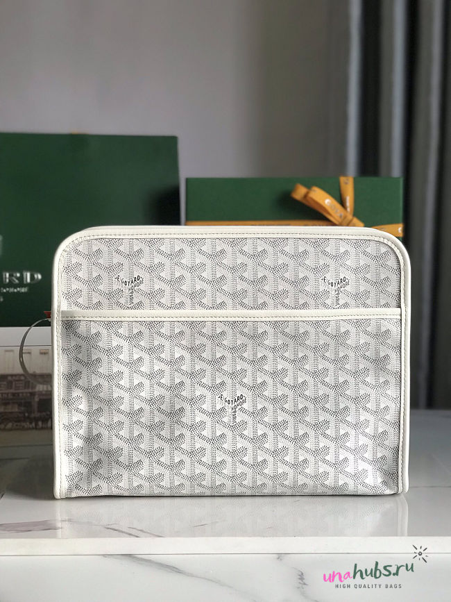 Goyard Jouvence Toiletry Bag White 30x23×7.5cm - 1