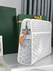 Goyard Jouvence Toiletry Bag White 30x23×7.5cm - 2