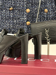 Gucci Women's platform Mule Black Horsebit 13cm - 4