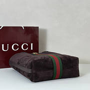Gucci Ophidia medium tote bag Suede Brown 36x30x12.5cm - 5