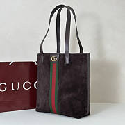 Gucci Ophidia medium tote bag Suede Brown 36x30x12.5cm - 4