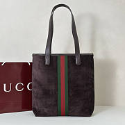 Gucci Ophidia medium tote bag Suede Brown 36x30x12.5cm - 3