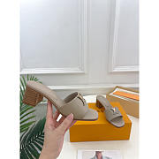Louis Vuitton LV Mare Mule Sandals Galet Gray 4.5cm - 2