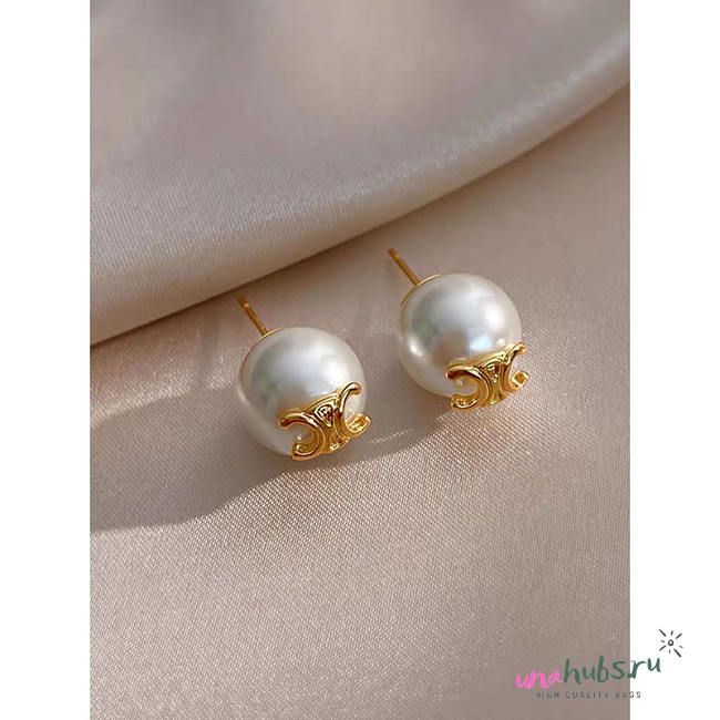 Celine Triomphe Stud Earrings - 1