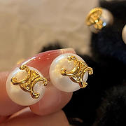 Celine Triomphe Stud Earrings - 2