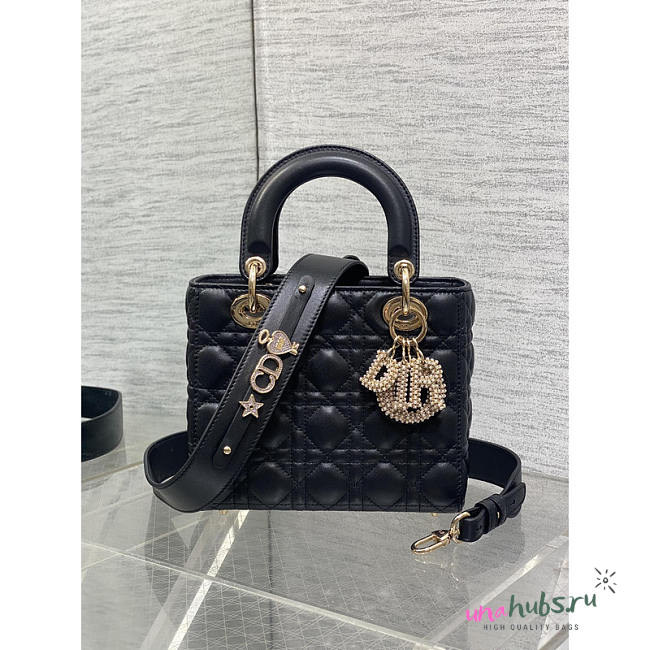 Dior Small Lady Dior My ABCDior Bag Black 20cm - 1