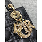 Dior Small Lady Dior My ABCDior Bag Black 20cm - 2