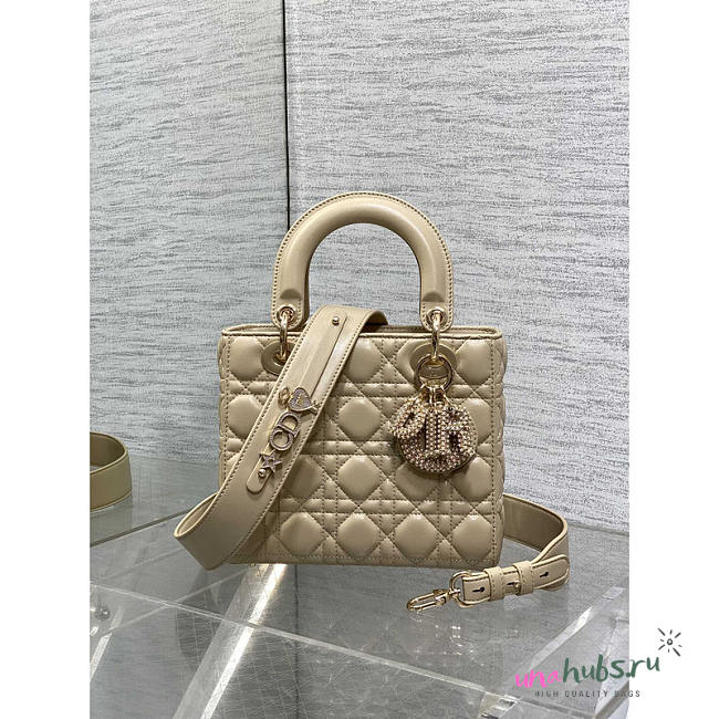 Dior Small Lady Dior My ABCDior Bag Beige 20cm - 1