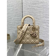 Dior Small Lady Dior My ABCDior Bag Beige 20cm - 1