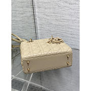 Dior Small Lady Dior My ABCDior Bag Beige 20cm - 5