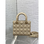 Dior Small Lady Dior My ABCDior Bag Beige 20cm - 4