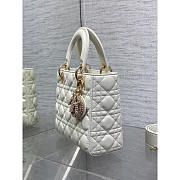 Dior Small Lady Dior My ABCDior Bag White 20cm - 4