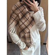 Burberry Check Cashmere Scarf 180x30cm - 1