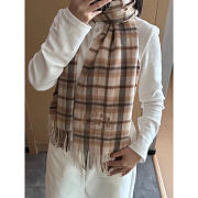 Burberry Check Cashmere Scarf 180x30cm - 4