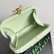 Bottega Veneta Knot Bag In Light Mint Green 20.5x6x12.5cm - 4