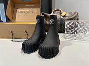 Louis Vuitton Ruby Flat Ankle Black Boot - 4