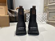 Louis Vuitton Ruby Flat Ankle Black Boot - 3
