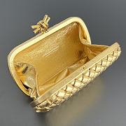 Bottega Veneta Knot Gold 20x12x5.5cm - 5