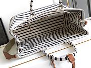 Prada Striped canvas tote bag 43x30x20cm - 5