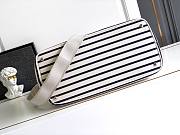 Prada Striped canvas tote bag 43x30x20cm - 3