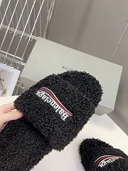 Balenciaga Furry Slide Black - 4