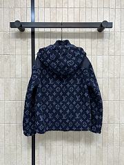 Louis Vuitton Denim-Effect Monogram Fleece Jacket - 2