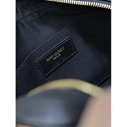 YSL Lou Leopard-Print Calf Hair Camera Bag 23x16x6cm - 5