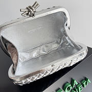 Bottega Veneta Knot Silver 20x12x5.5cm - 2