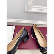 Gucci Ballet Flat With Half Horsebit Black Patent - 2